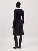 Zwarte cardigan davi