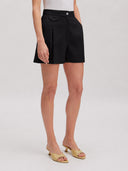 High waist short met plooidetail sissy