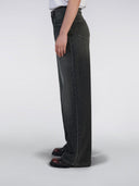 Donkergrijze wide-leg jeans w' olivia pant 32