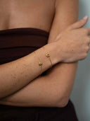 Fijn armbandje met letter J