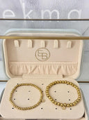 Armband met gouden balletjes medium