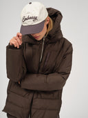 Donkergroene puffer jacket lyndon