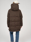 Donkergroene puffer jacket lyndon
