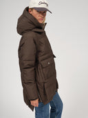 Donkergroene puffer jacket lyndon