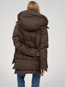 Donkergroene puffer jacket lyndon