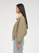 Groene bomber jacket linda