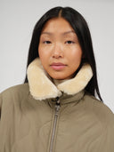Groene bomber jacket linda