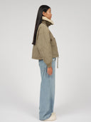 Groene bomber jacket linda