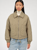 Groene bomber jacket linda