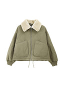 Groene bomber jacket linda