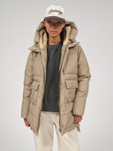 Lichtgroene puffer jacket lyndon