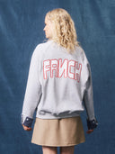Grijze logo sweater bianca