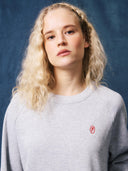 Grijze logo sweater bianca
