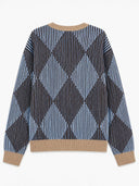Jacquard gebreide trui elati