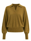 Olijfgroene pullover bath