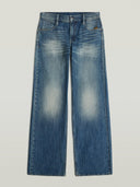 Blauwe jeans judee loose vintage vespa