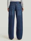 Donkerblauwe jeans judee loose lengte 34