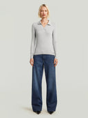 Donkerblauwe jeans judee loose lengte 34