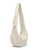 Beige tas Moon bag ruffle