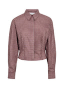 Rood geruite blouse musa