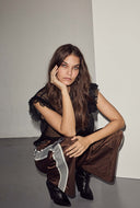 Broek baggy track tall pants
