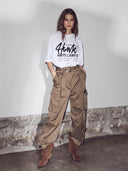 Bruine cargo broek rabi