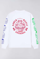 Zwarte longsleeve edwin music channel