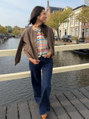 Handgebreid alpaca gilet anabel
