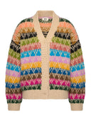 Handgebreid vest viva abierto