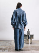 Oversized denim blouse atlas