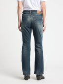 Blauwe flared jeans Teruko