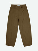 Bruine linnen broek leila