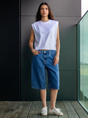 Denim baggy jorts joan