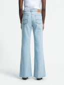 Blauwe wide leg jeans jane