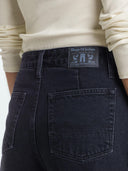 Zwarte barrel jeans leila