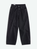 Zwarte barrel jeans leila