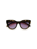 Gemˆleerde cateye zonnebril louise dark tortoise