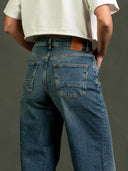Wide leg jeans harper starlit indigo lengte 32