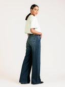 Wide leg harper deep indigo