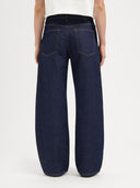 Donkerblauwe lucy loose barrel jeans 32