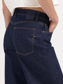 Donkerblauwe lucy loose barrel jeans 32