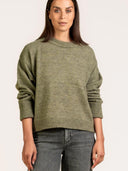 Oversized gebreide trui rose