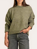 Oversized gebreide trui rose