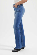 Zoe high rise bootcut jeans standard blue lengte 32