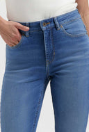Zoe high rise bootcut jeans standard blue lengte 34