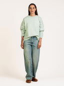 Oversized gebreide trui rose