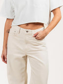 Ecru harper loose flare lengte 34