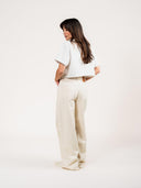 Ecru harper loose flare lengte 34