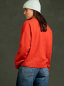 Oversized gebreide trui rose