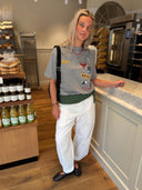 Witte barrel jeans jane